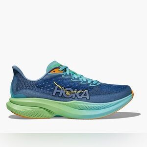 Hoka Vibrant Blue and Teal Sneakers